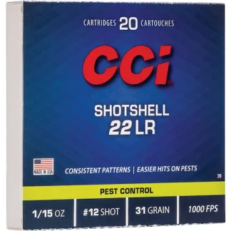 Get CCI Shotshell 22LR Ammo 31 Grain Lead Shot Online - Handguns | Glock Switch Kit