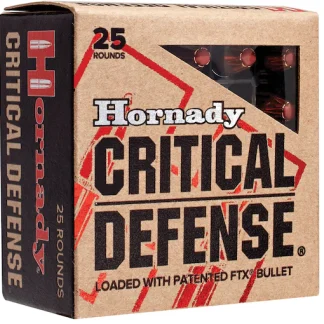 Hornady Critical Defense 9mm Luger Ammo 115 Grain Hornady FTX Polymer Tip Box of 200 rounds - Handguns | Glock Switch Kit