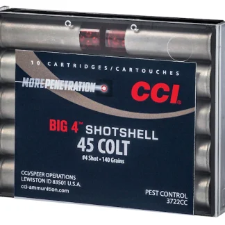 CCI Big 4 Shotshell 45 Colt (Long Colt) Ammo 140 Grain Lead Shot 200 rounds Direct - Handguns | Glock Switch Kit